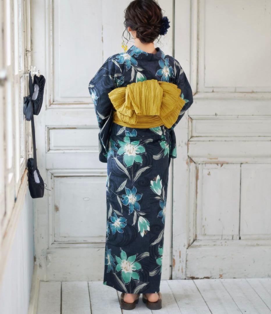 dita 花柄 浴衣・帯セット
