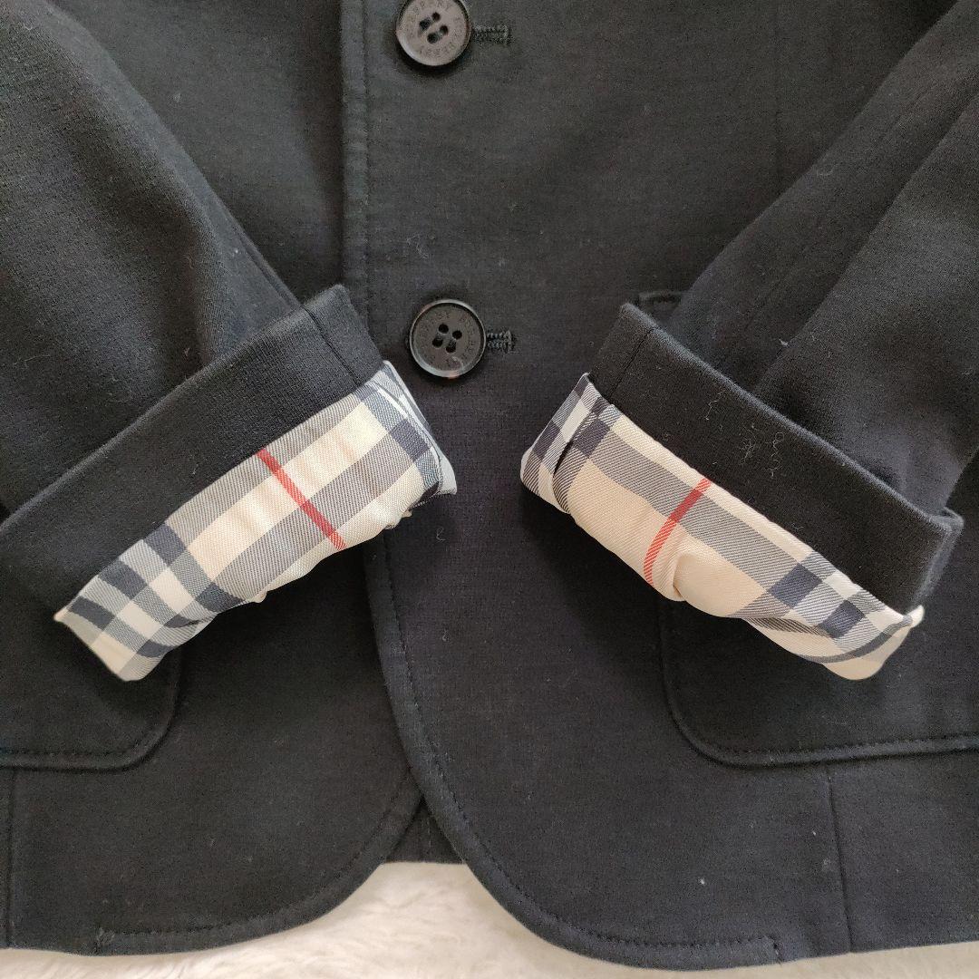 バーバリー フォーマルスーツ 120 卒園式 入学式 ノバチェック 黒