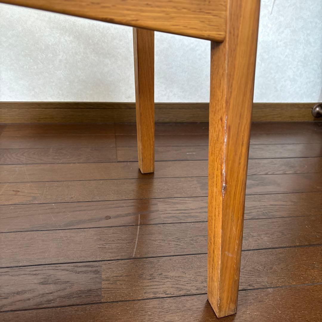 【良品】フジシ オーガニック ダイニングチェア 板座 ヴィンテージ