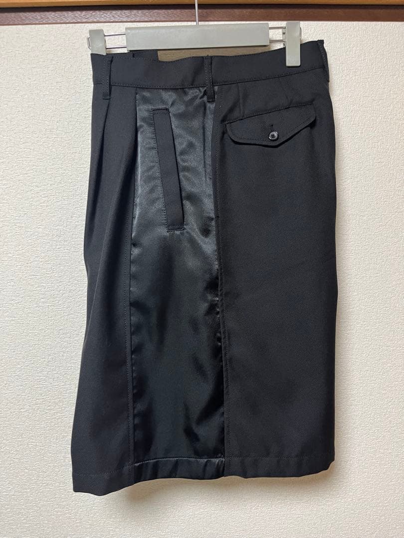 内*聖様 コムデギャルソンシャツコレクションlook24ssワイドショーツプリュ