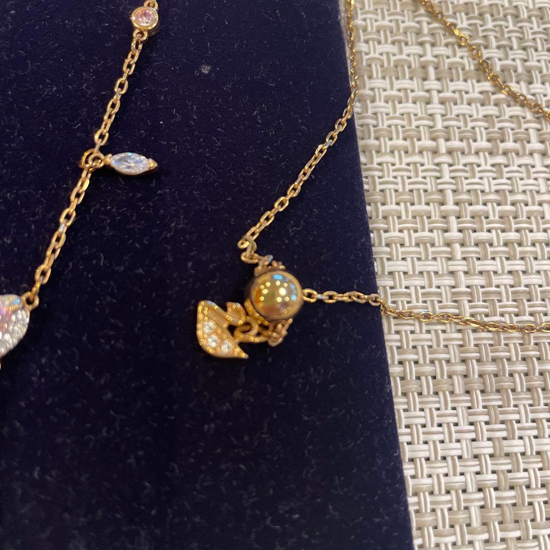 スワロフスキー　ネックレス、ピアス、ブレスレットセット