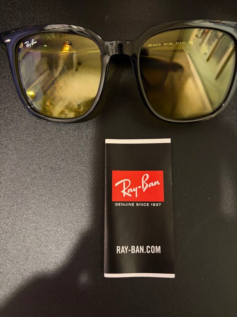 【極美品】Ray-Ban ORB4401D イエローレンズ サングラス