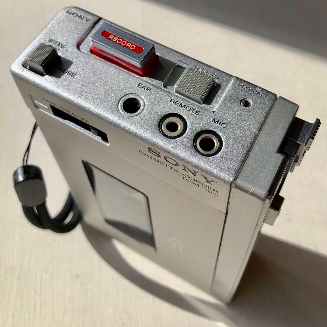 70's革新ポロネーズTCM-100コレクション可動版SONYカセットプレスマン