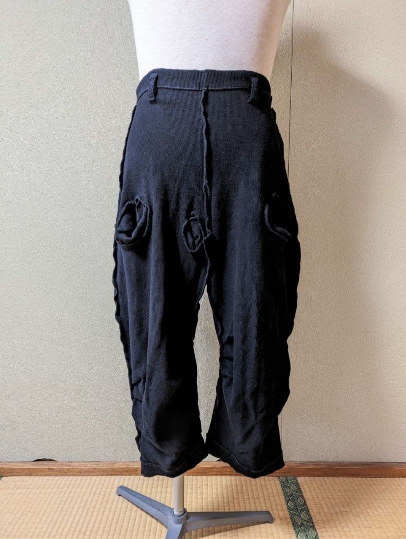 クリストファーネメス christophernemth 立体裁断リブニットパンツ