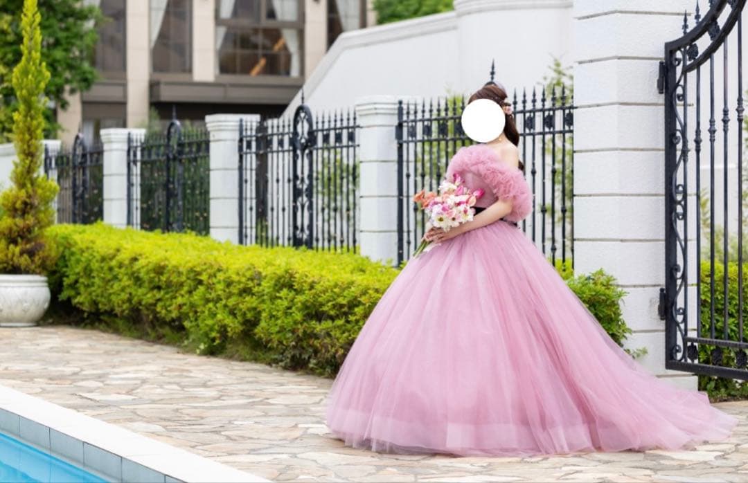 【1回着用】ハツコエンドウkiki stella風※パニエ・ベルト付