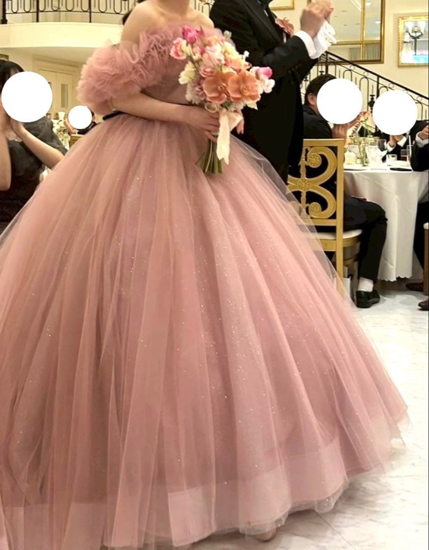 【1回着用】ハツコエンドウkiki stella風※パニエ・ベルト付