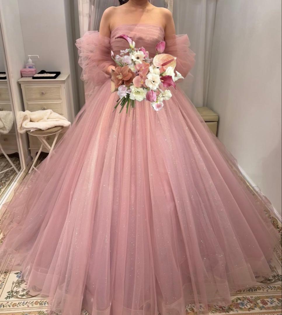 【1回着用】ハツコエンドウkiki stella風※パニエ・ベルト付