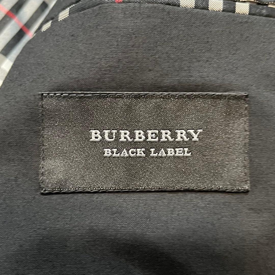 バーバリーブラックレーベル テーラードジャケット ブラック　L