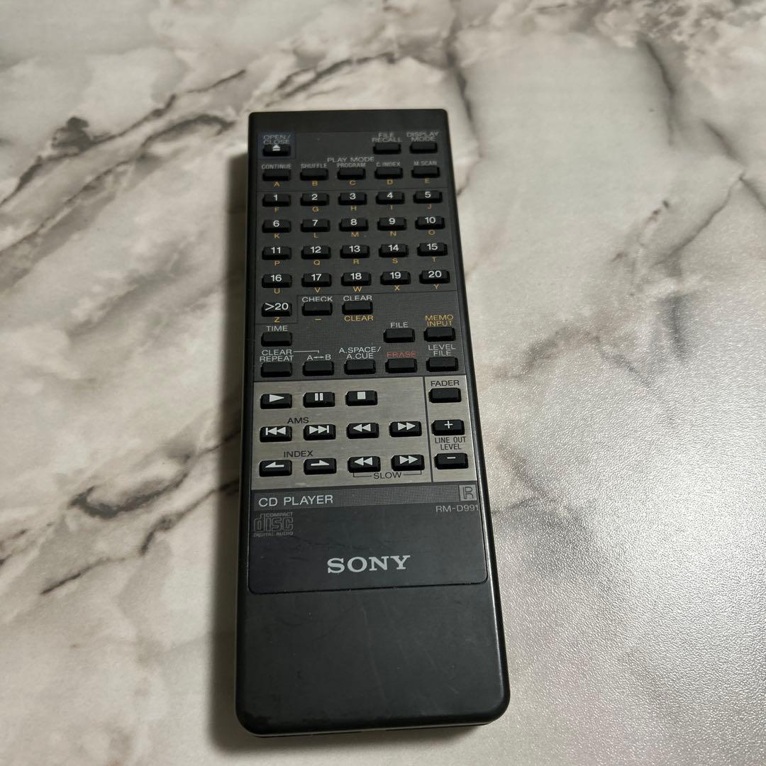 SONY CDプレイヤーCDP-333ESA リモコン付き