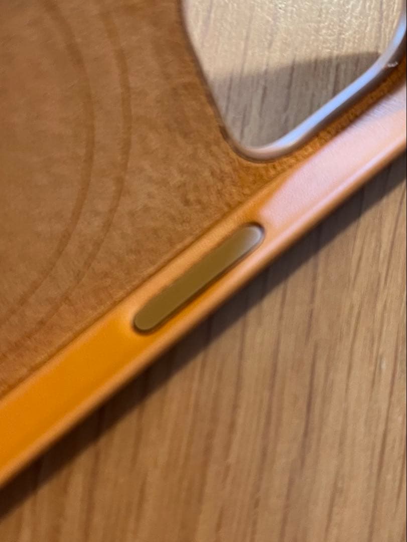 【純正】アップル iPhone13miniレザーケース ゴールデンブラウン