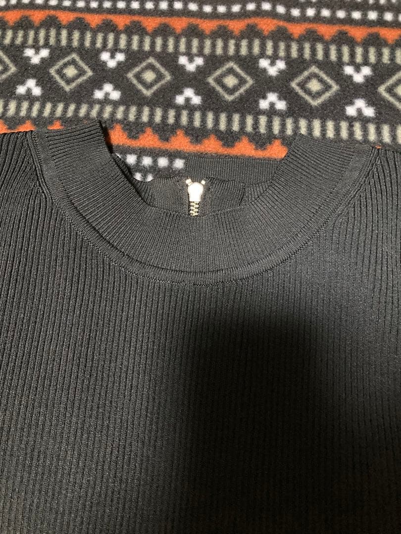 アダムエロペ　ペプラムコンビニットワンピース　ブラック　F 今期