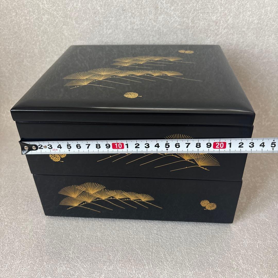 輪島塗 御重 能登輪島 松 二段重