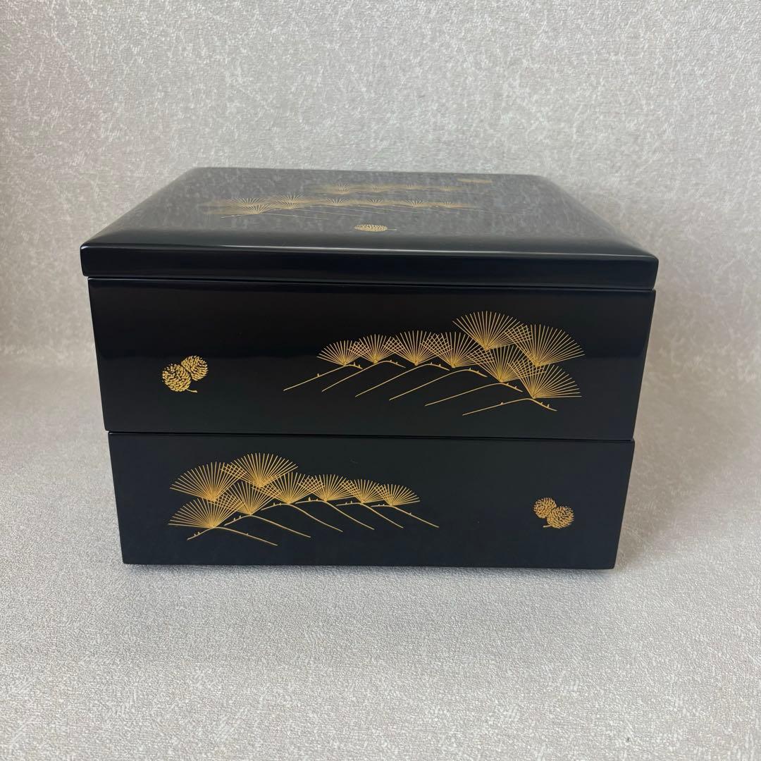 輪島塗 御重 能登輪島 松 二段重