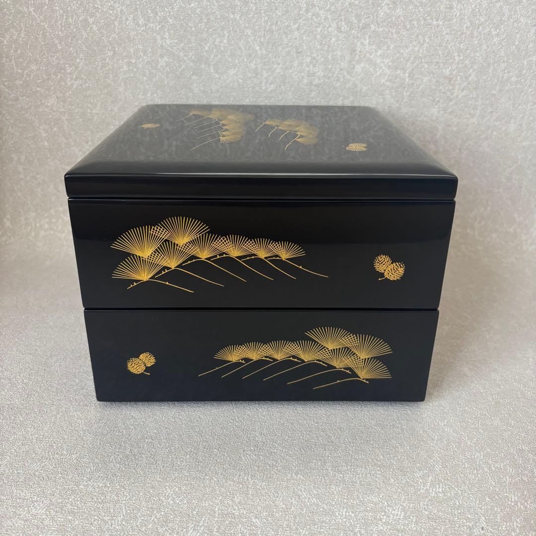 輪島塗 御重 能登輪島 松 二段重