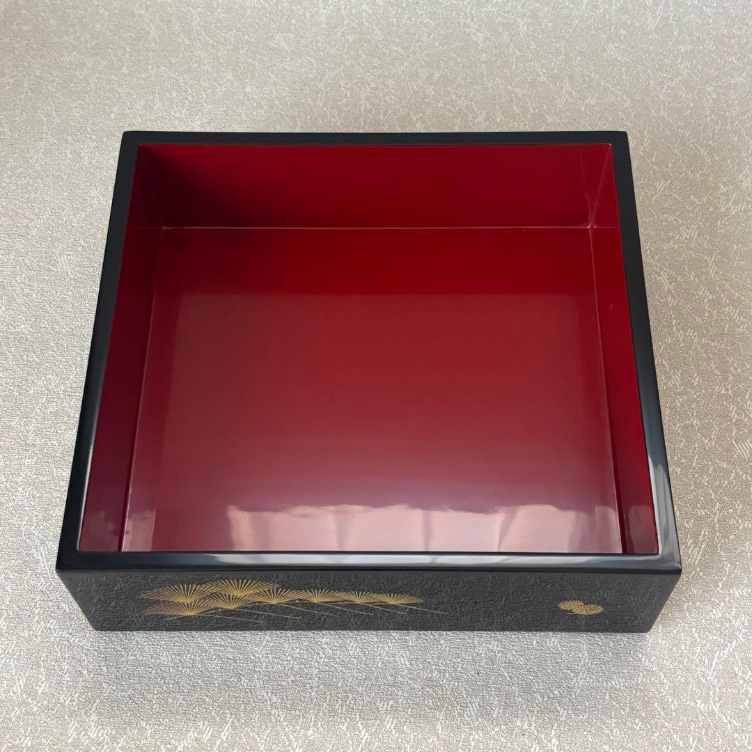 輪島塗 御重 能登輪島 松 二段重