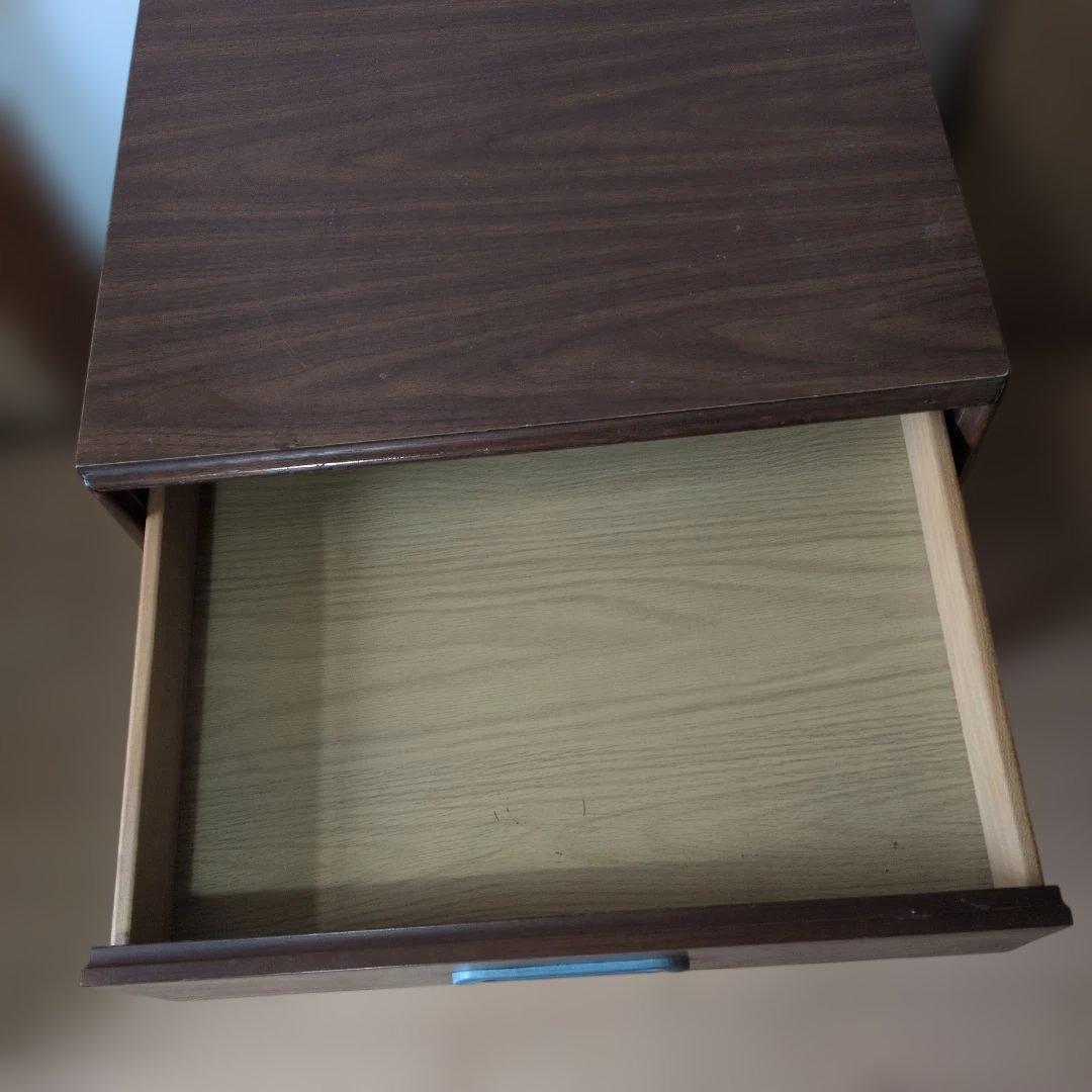 USA米軍放出家具ドレクセル サイドテーブル 引き出し付き