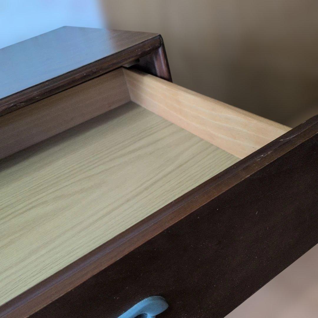 USA米軍放出家具ドレクセル サイドテーブル 引き出し付き