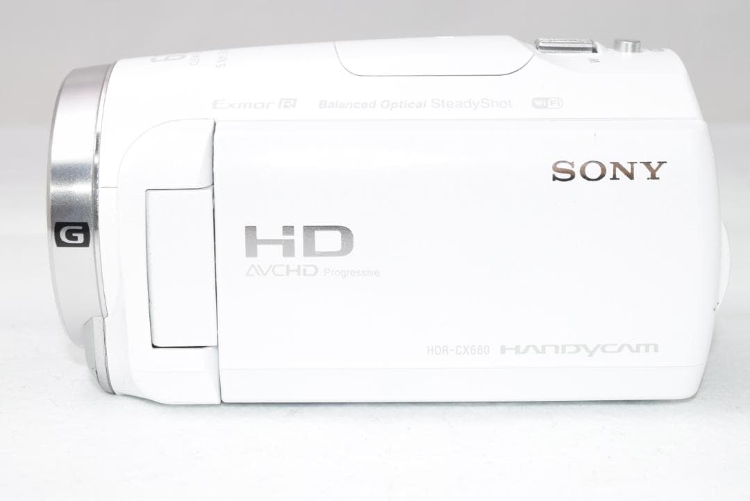 綺麗な展示品☆SONY HDR-CX680 ホワイト☆安心の1年保証付