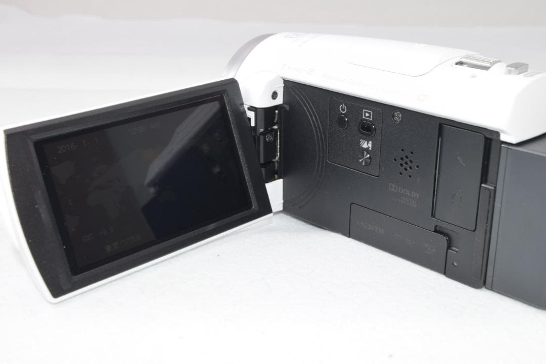 綺麗な展示品☆SONY HDR-CX680 ホワイト☆安心の1年保証付