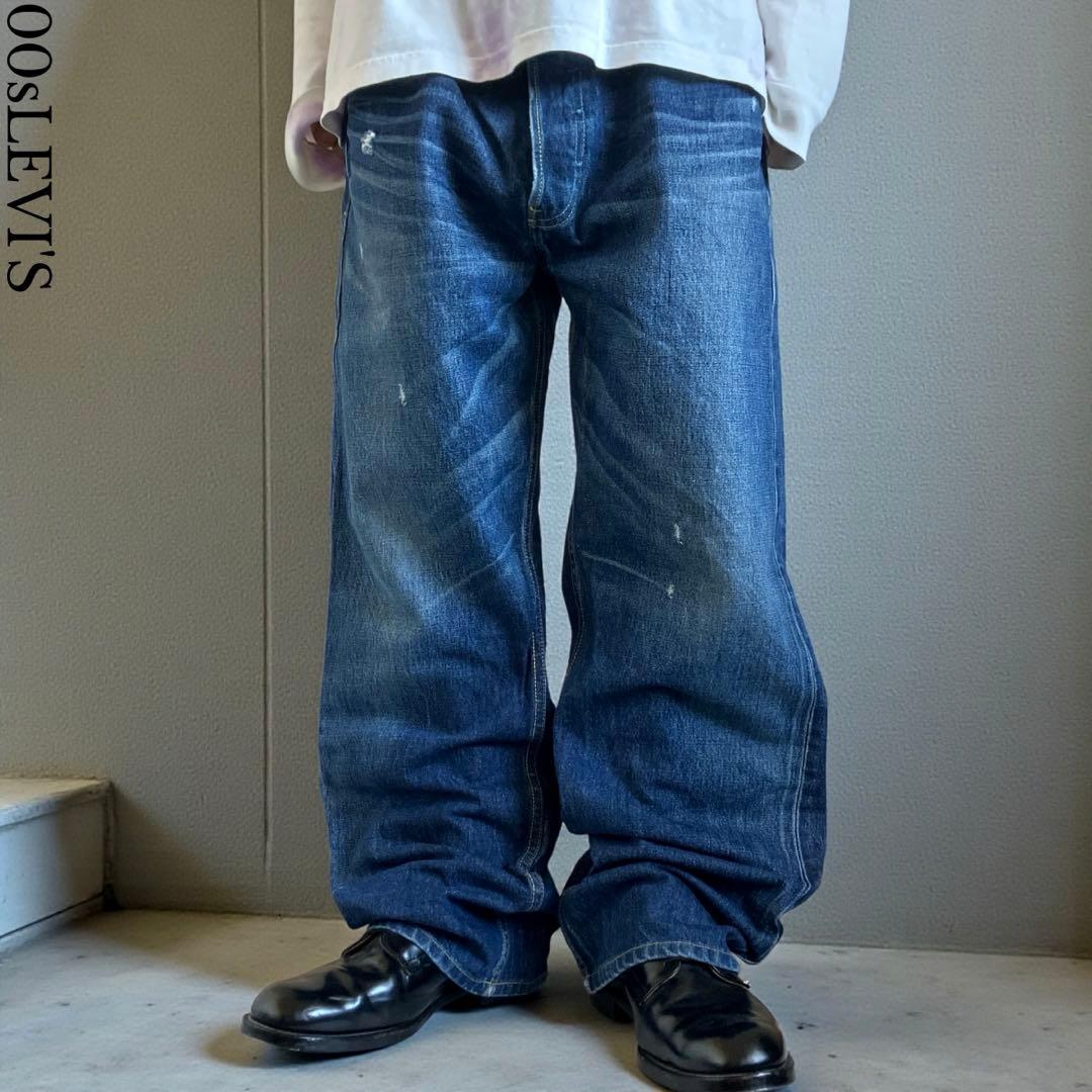 極太00s LEVI'S 501 PREMIUM バギーデニム UK501-00