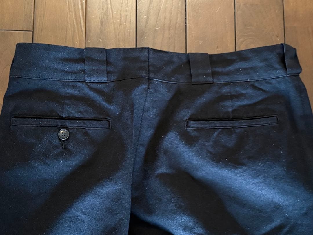 【25SS】COMOLI ポストツイル ワークパンツ ブラック サイズ2