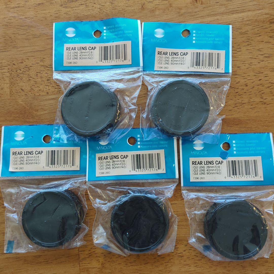 5コ入【新品・純正】 MINOLTA ミノルタ M-ROKKOR リアキャップ