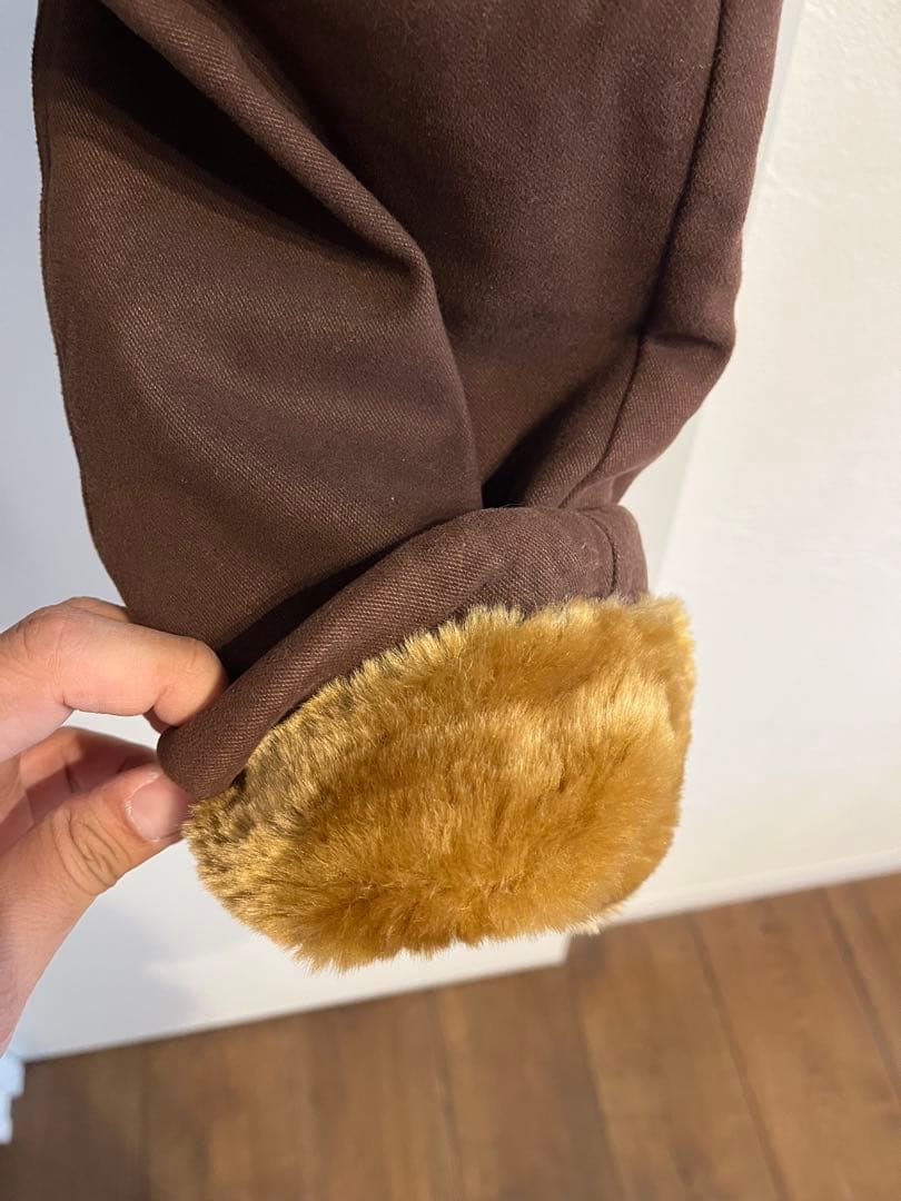 希少　ネイタルデザイン 裏ボアズボン　L