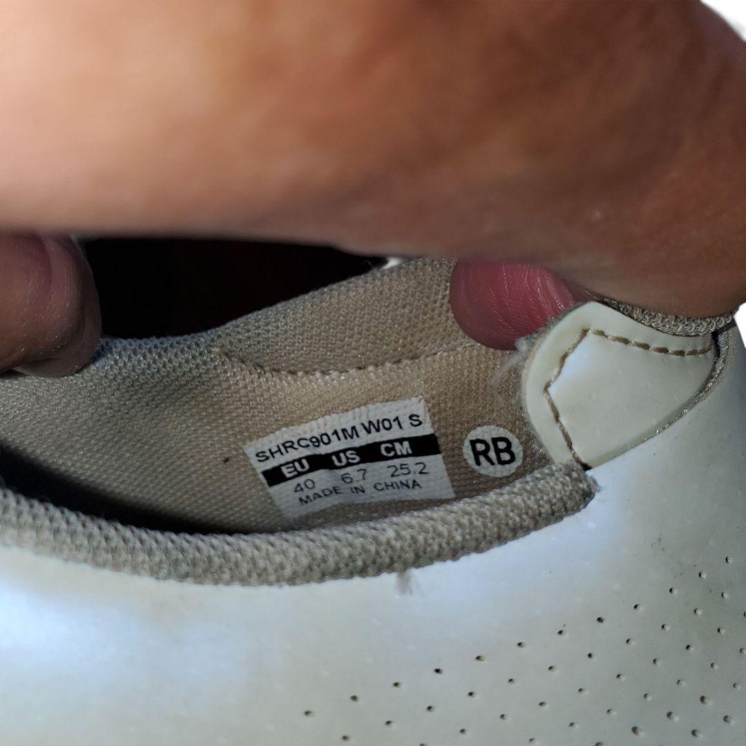 Shimano S- PHYRE RC9ホワイトシューズ　サイズ40