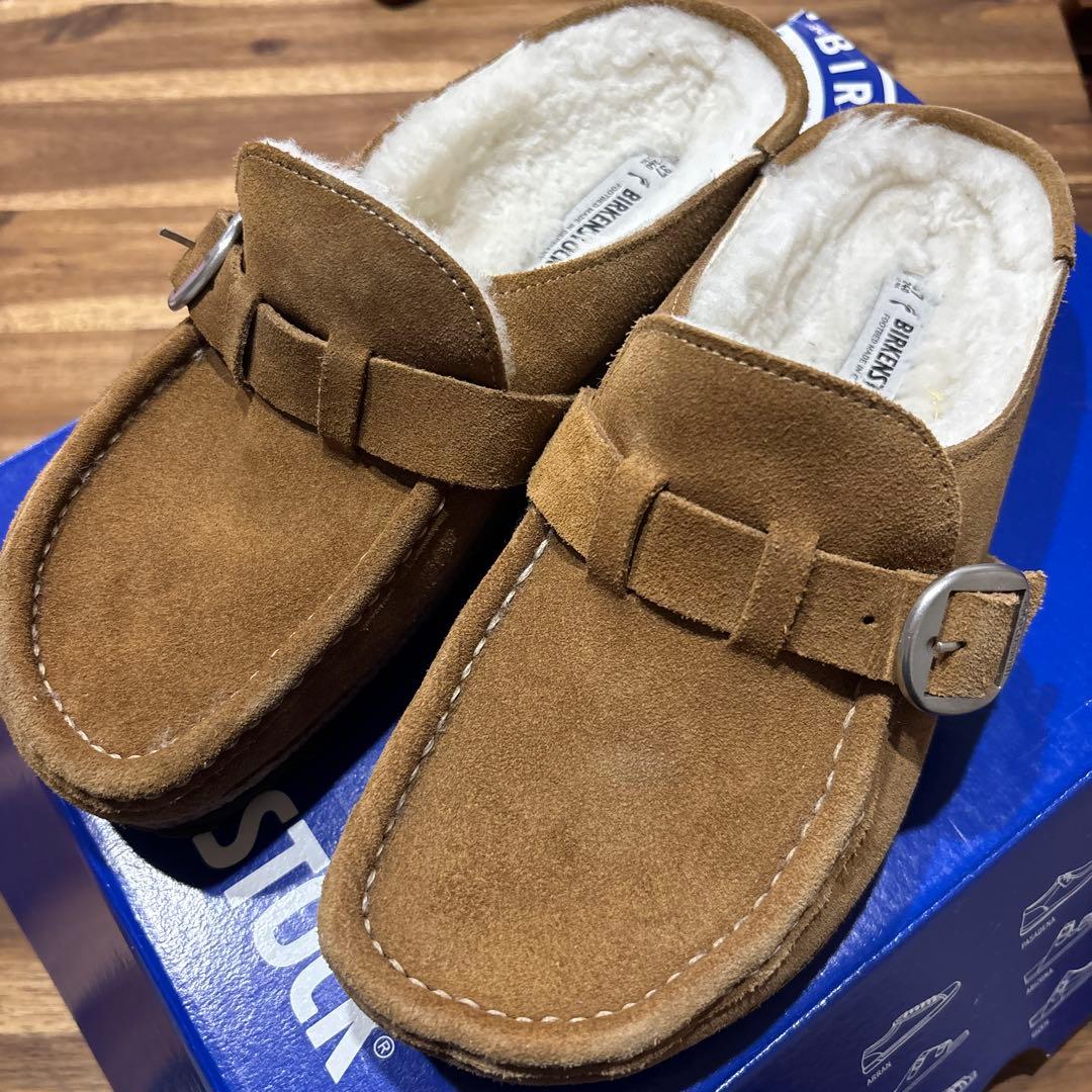 BIRKENSTOCK ブラウン サボサンダル 37 ビルケン