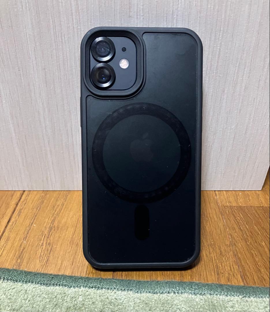 美品！iPhone 12miniブラック SIMフリー MagSafeケース付き