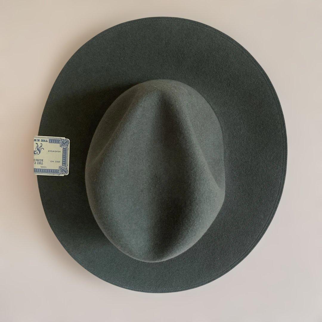 グレー ウールハット TRAVELERS HAT