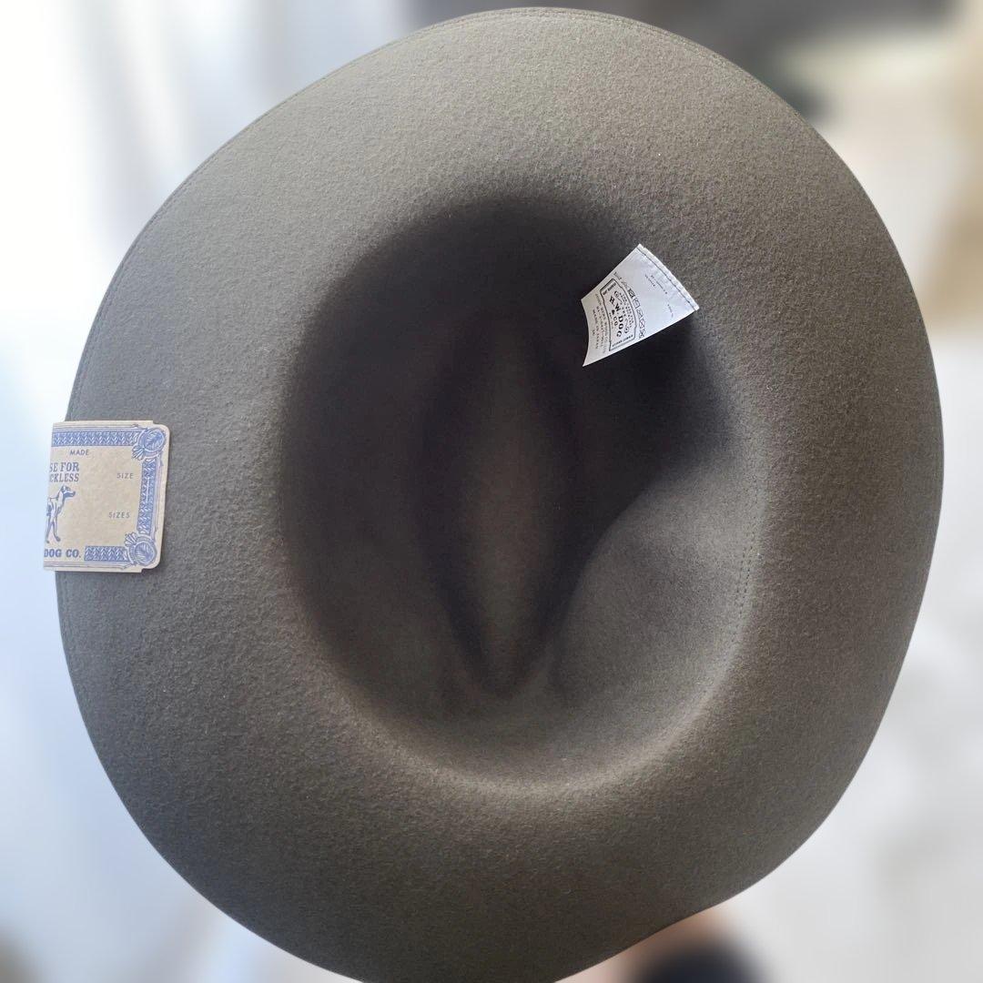 グレー ウールハット TRAVELERS HAT