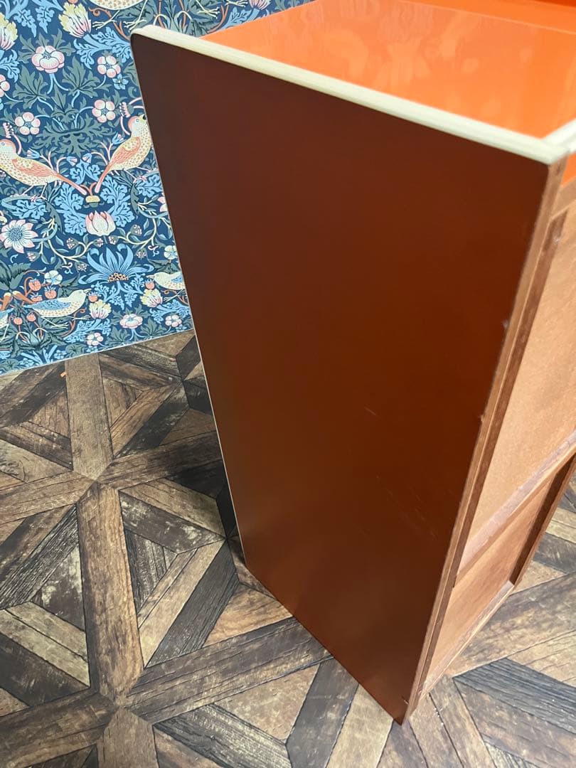 オレンジチェスト 昭和レトロ レトロポップ インテリア 当時物