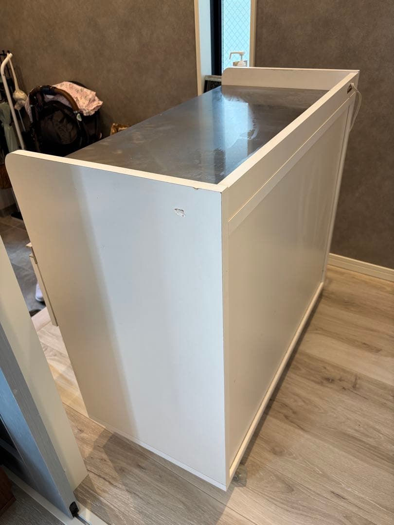 送料込み　ディノス　キッチンワゴン　キャスター付き