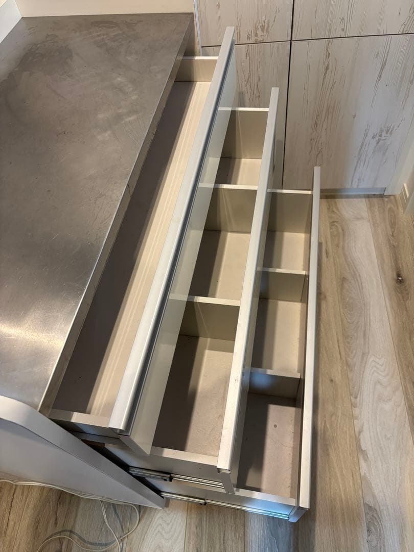 送料込み　ディノス　キッチンワゴン　キャスター付き