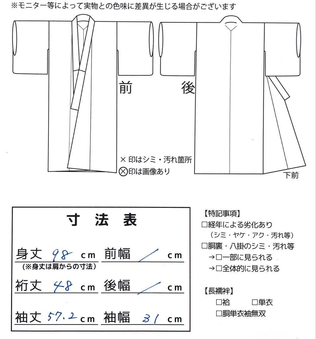 ◎mk-0387　女児　御祝着・襦袢 セット　お宮参り　10-15