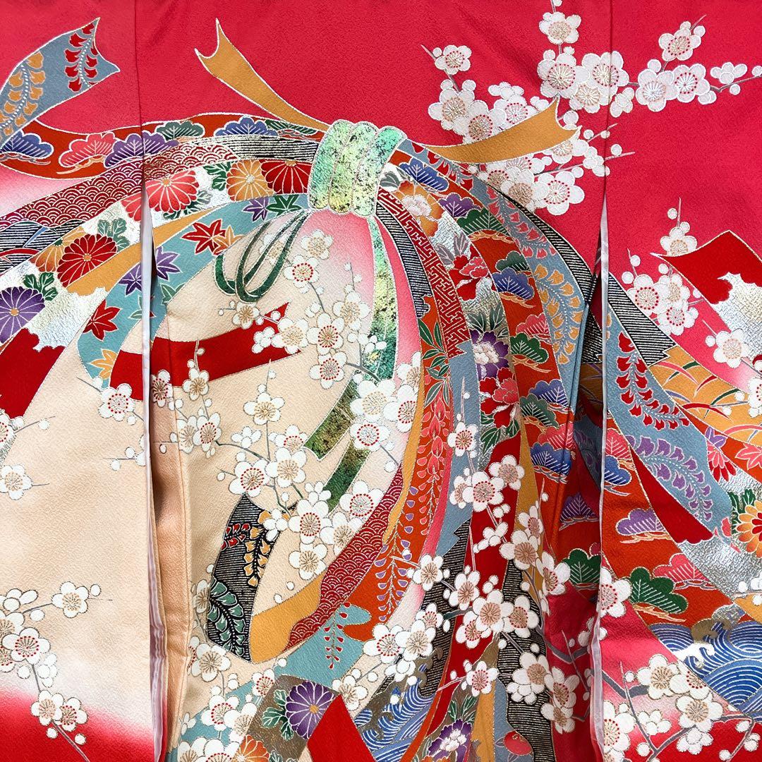 ◎mk-0387　女児　御祝着・襦袢 セット　お宮参り　10-15