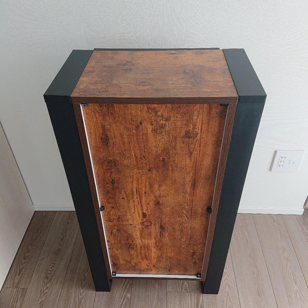 コレクションラック ブルックリンスタイル ガラスキャビネット