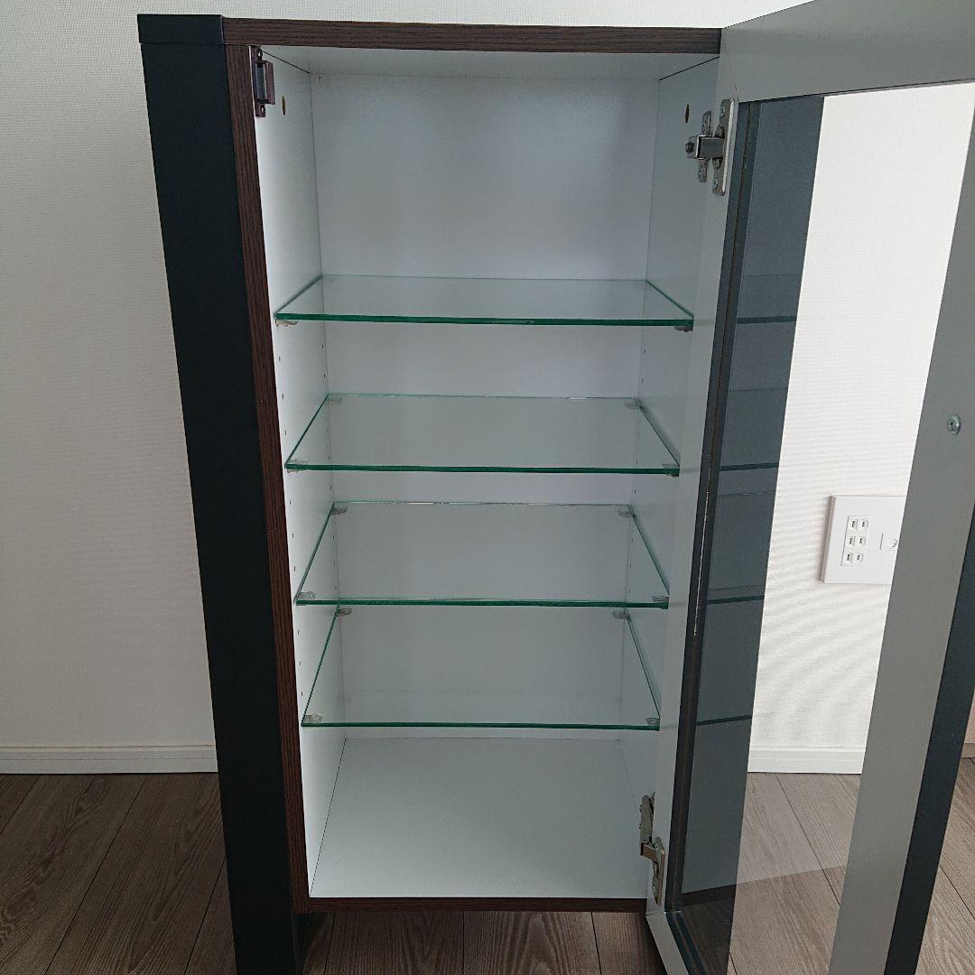 コレクションラック ブルックリンスタイル ガラスキャビネット