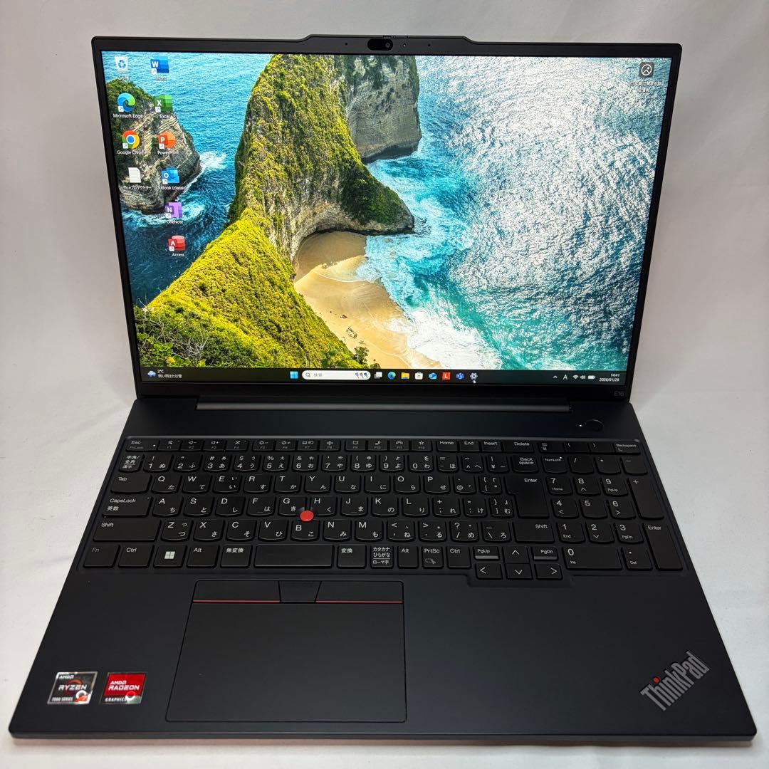 美品 ThinkPad E16 Gen1 Ryzen 7 16GB 512GB