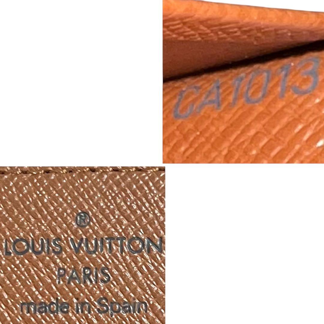 ルイヴィトン カードケース 名刺入れ モノグラム アンヴェロップ ブラウン 茶