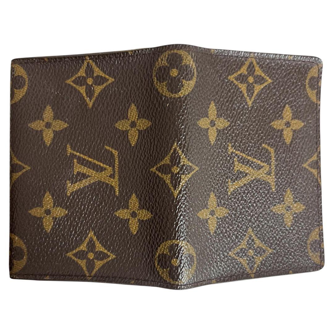 ルイヴィトン カードケース 名刺入れ モノグラム アンヴェロップ ブラウン 茶