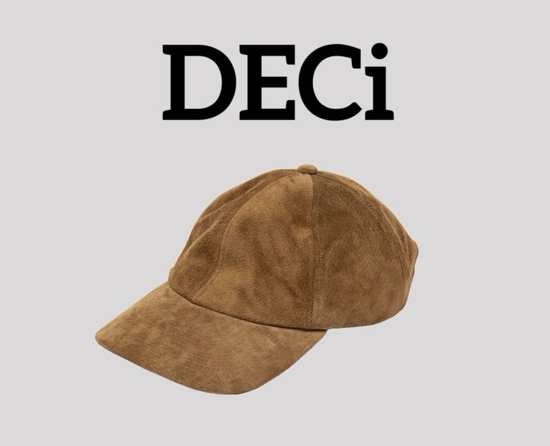 キャメル DECi Suede 6panel Cap スエード