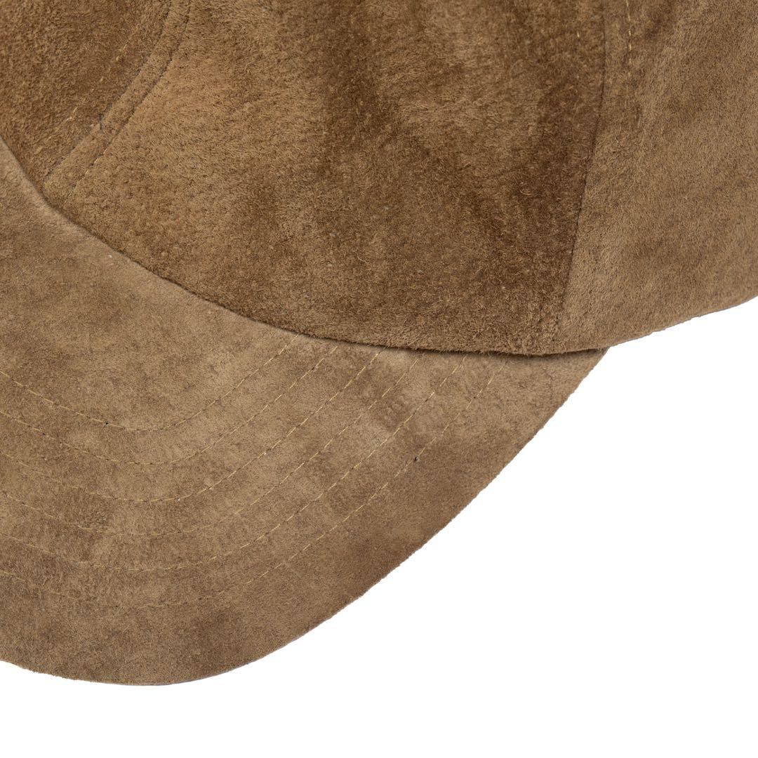 キャメル DECi Suede 6panel Cap スエード