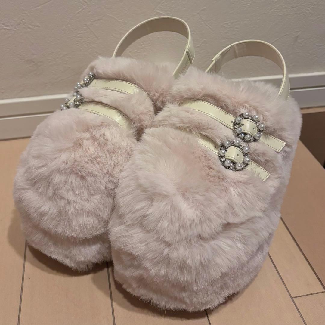 michellMacaron 厚底ファーミュール