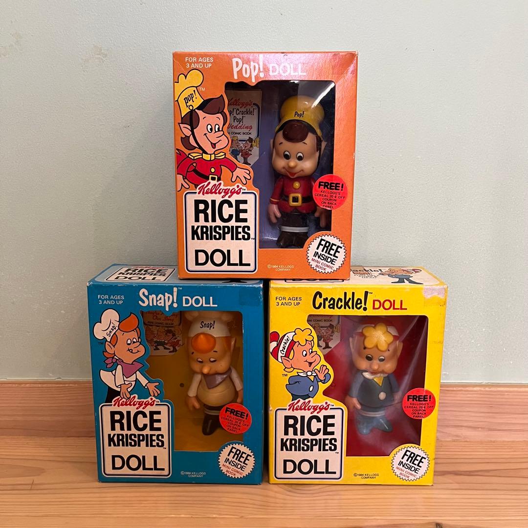 ◯ ビンテージ ◯ ケロッグ 人形3点セット アドバタイジング
