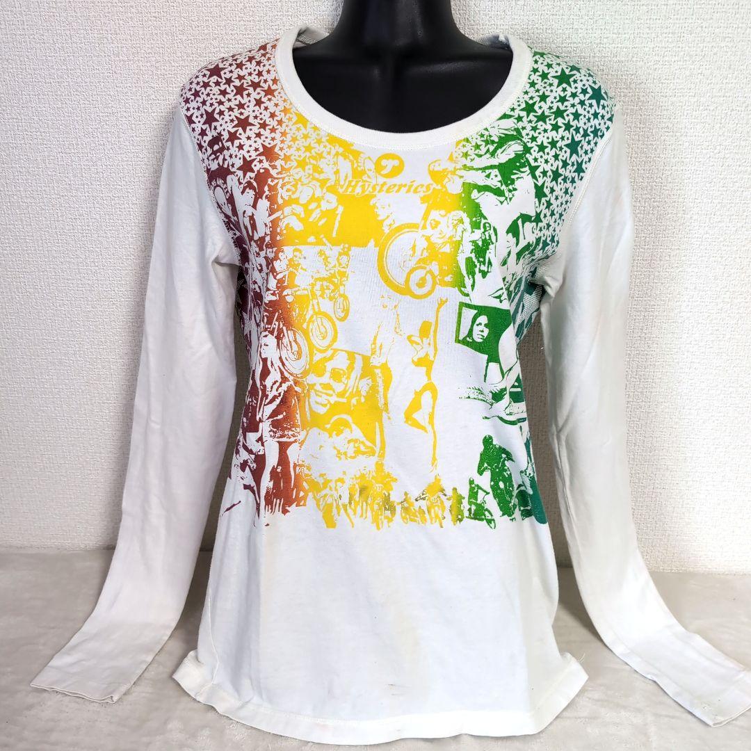 ei HYSTERIC GLAMOUR 長袖 Tシャツ 白 レディースM相当