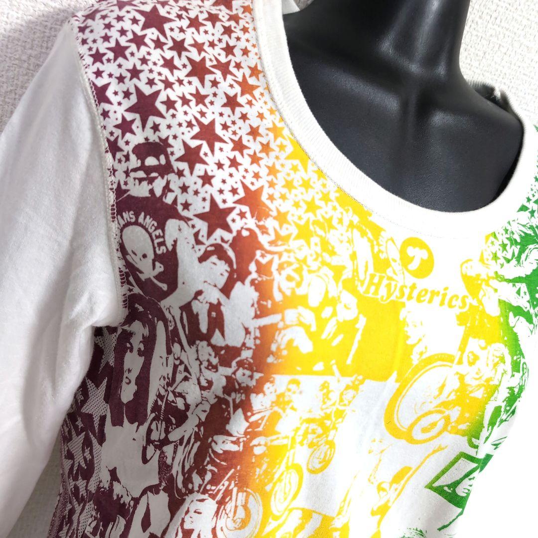 ei HYSTERIC GLAMOUR 長袖 Tシャツ 白 レディースM相当