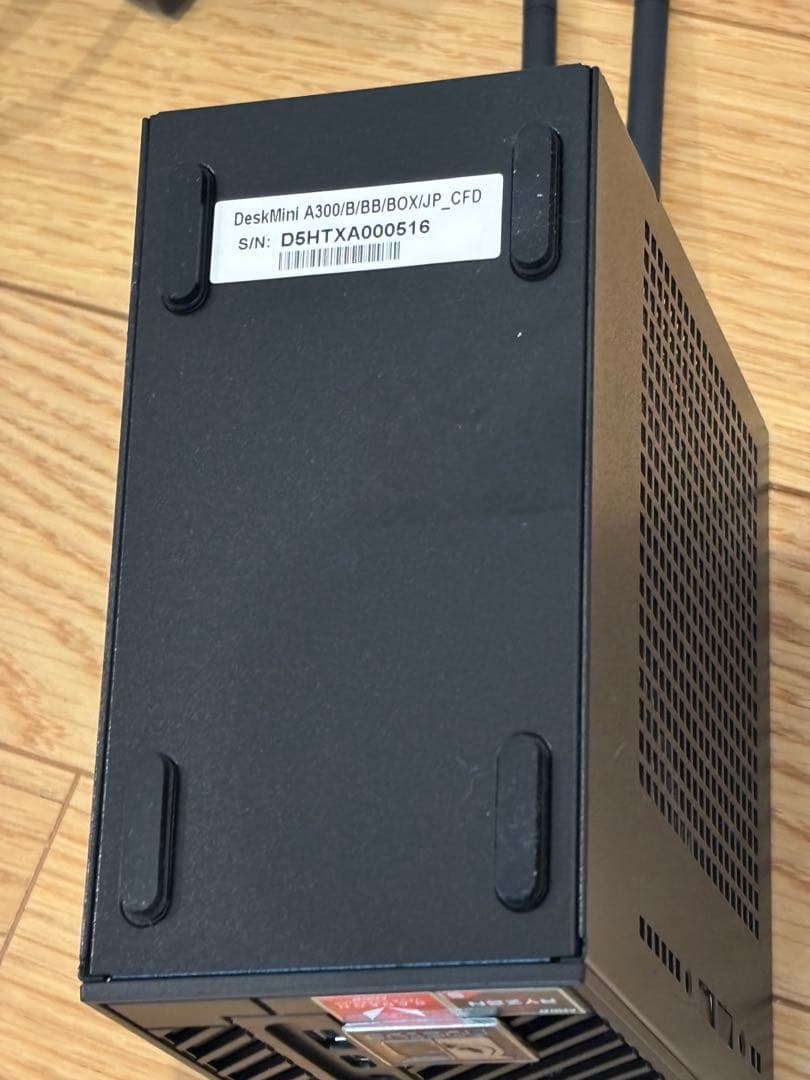 超小型/静音DeskMini A300 Ryzen5 3400G 16GB 2T