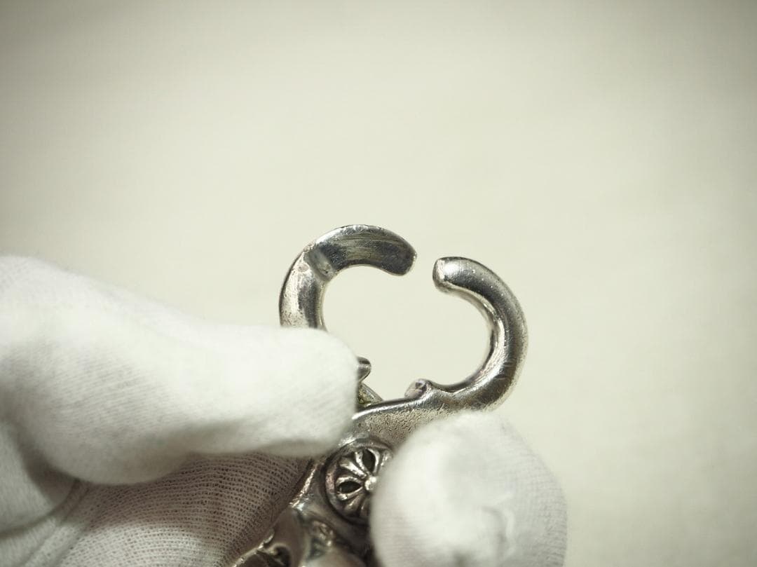 正規 CHROME HEARTS QUICK CLIP キーホルダー320P▲